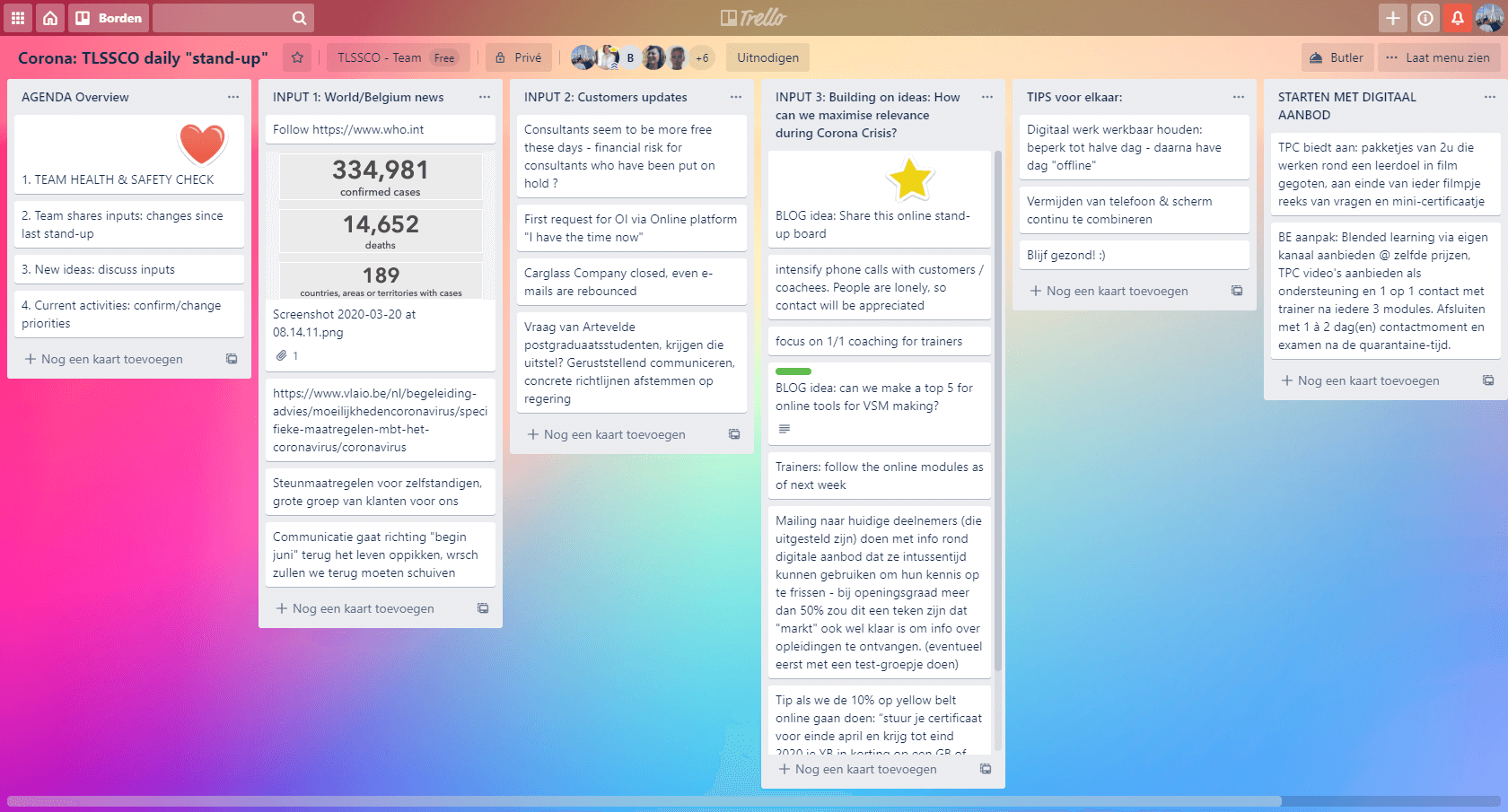 2020-03-24 Digitaal verbeterbord - The Lean Six Sigma Company
