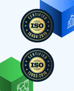 Certified ISO 18404 - 2015 Certified ISO 13-53 - 2016