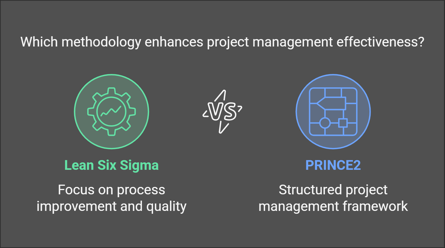 What is the difference between Lean Six Sigma and PRINCE?